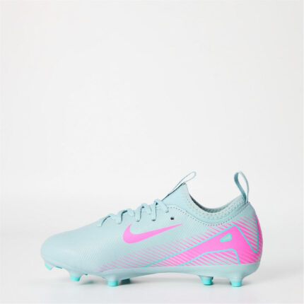Nike Zoom Mercurial Vapor 16 Junior Firm Ground Football Boots – Grey/Pink – view 2