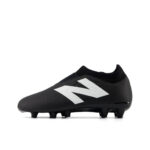 New Balance Tekela V4+ Magique Junior Firm Ground Football Boots – Black/White – view 6
