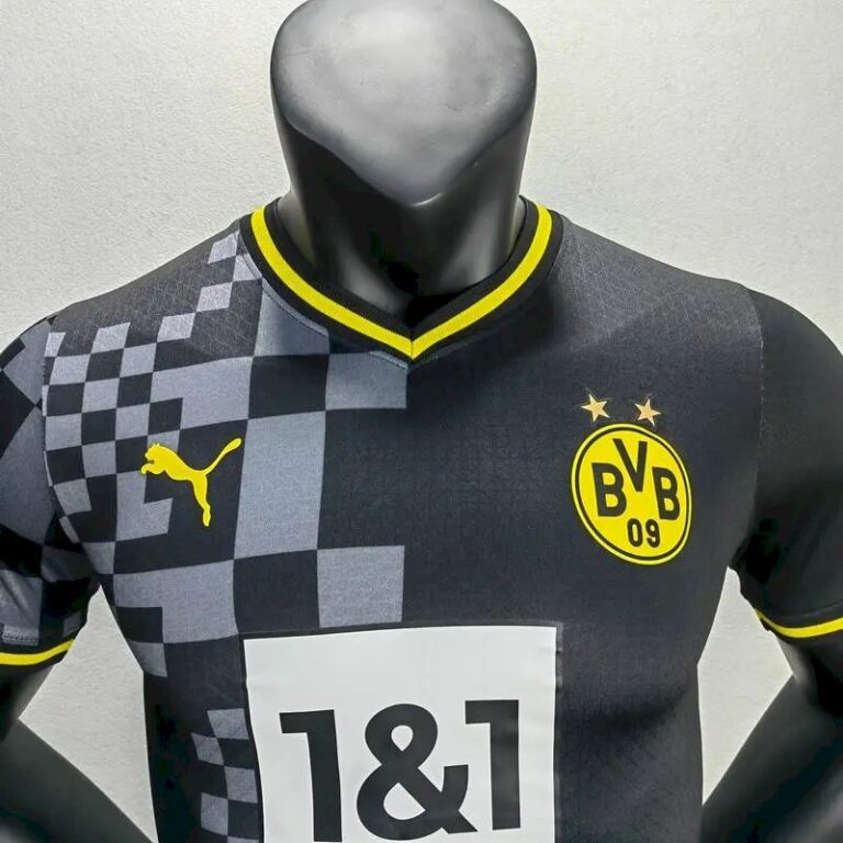 Mens Borussia Dortmund 2022/23 Away Jersey Player Version 1