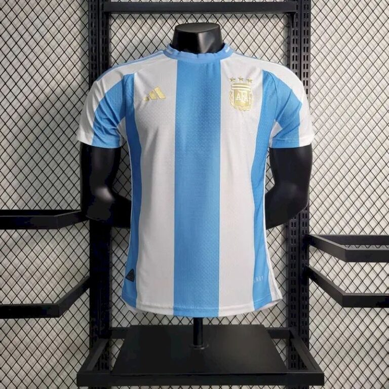 Mens Argentina 2023/24 Home Jersey Player Version