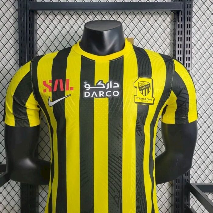 Mens Al-Ittihad FC 2022/23 Home Jersey Player Version 8
