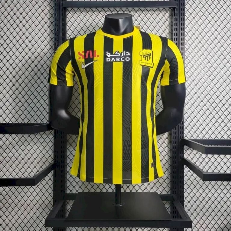 Mens Al-Ittihad FC 2022/23 Home Jersey Player Version 9