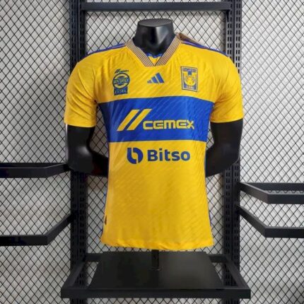 Mens Tigres UANL 2023/24 Home Jersey Player Version 4