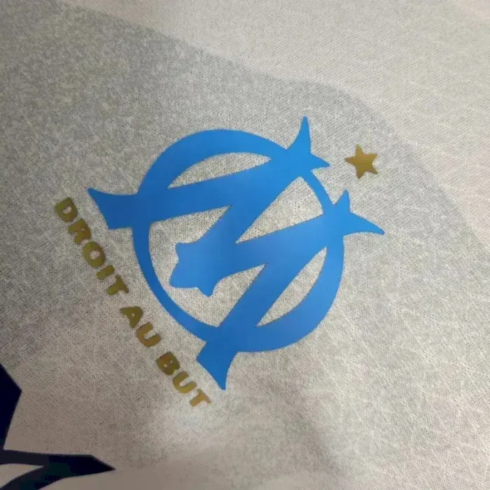 Mens Olympique Marseille 2023/24 Home Jersey Player Version 3