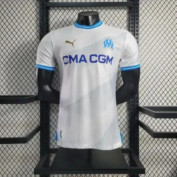 Mens Olympique Marseille 2023/24 Home Jersey Player Version 10
