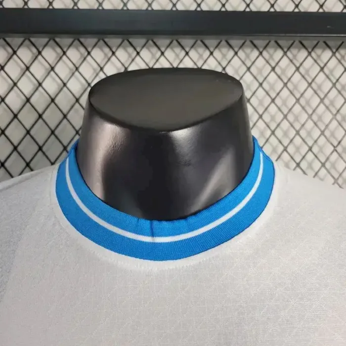 Mens Olympique Marseille 2023/24 Home Jersey Player Version 5