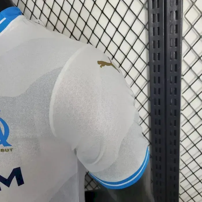 Mens Olympique Marseille 2023/24 Home Jersey Player Version 7