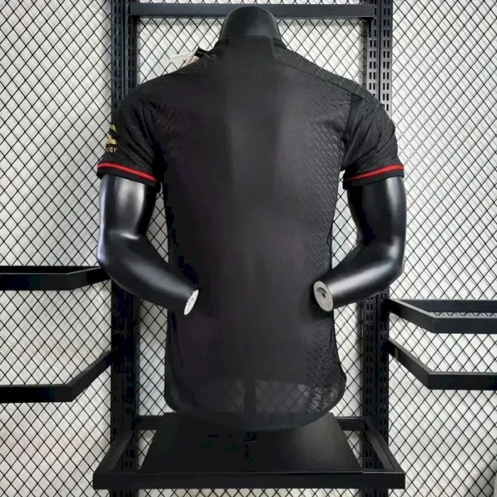 Mens Manchester United 2023/24 Black Jersey Player Version 8