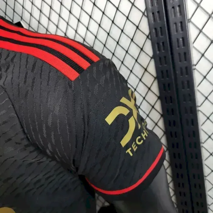 Mens Manchester United 2023/24 Black Jersey Player Version 10