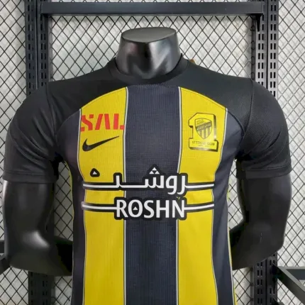 Mens Al-Ittihad FC 2023/24 Home Jersey Player Version 1