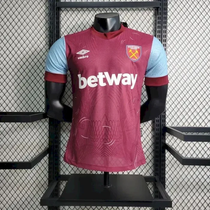 Mens West Ham United 2023/24 Home Jersey Player Version 3