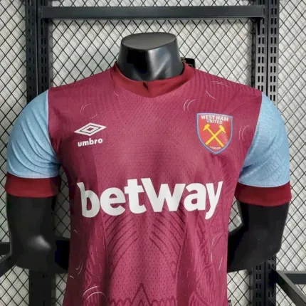 Mens West Ham United 2023/24 Home Jersey Player Version 1