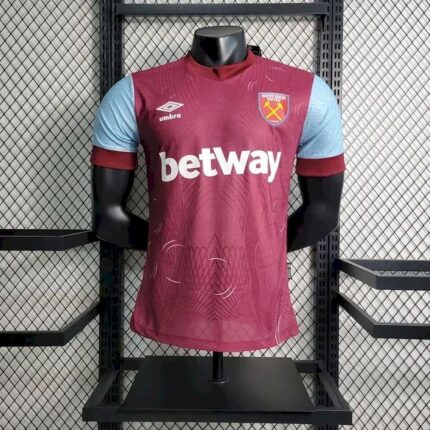 Mens West Ham United 2023/24 Home Jersey Player Version