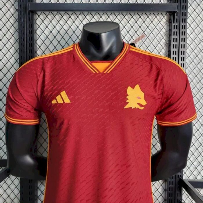 Mens AS Roma 2023/24 Home Jersey Player Version 1