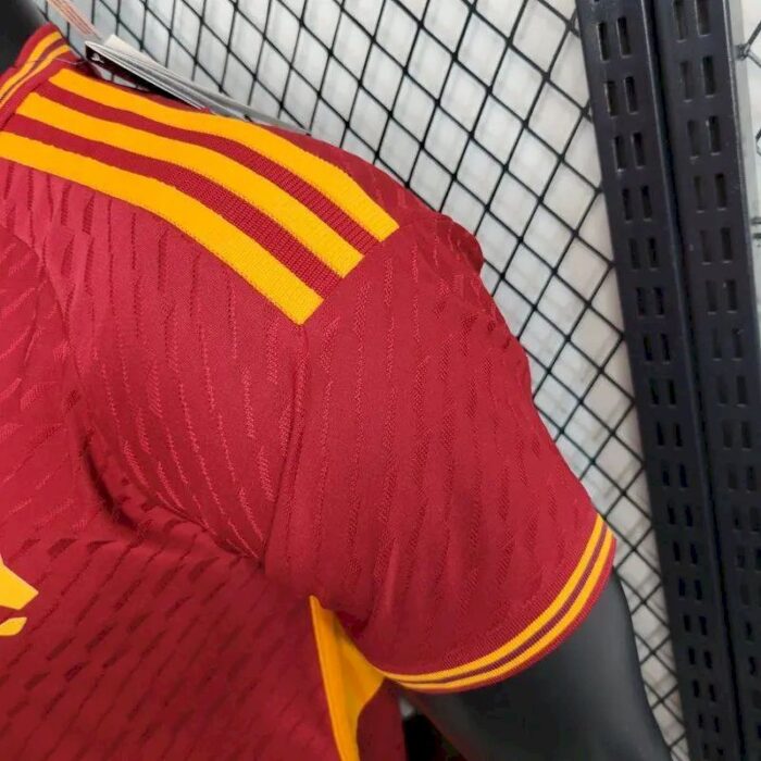 Mens AS Roma 2023/24 Home Jersey Player Version 8