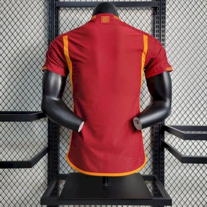 Mens AS Roma 2023/24 Home Jersey Player Version 4