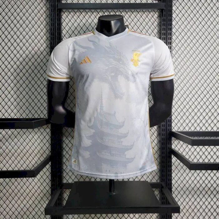Mens Japan 2023/24 White Dragon Edition Jersey Player Version 3