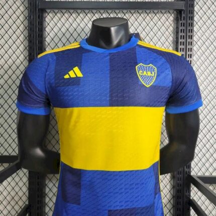 Mens Boca Juniors 2023/24 Home Jersey Player Version 1
