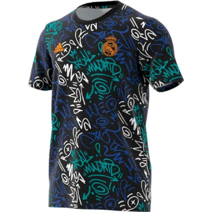 Mens Real Madrid 2022/23 Pre-Match Jersey Player Version 1