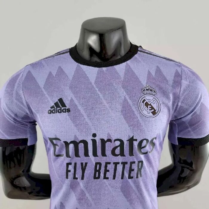 Mens Real Madrid 2022/23 Away Jersey Player Version 3