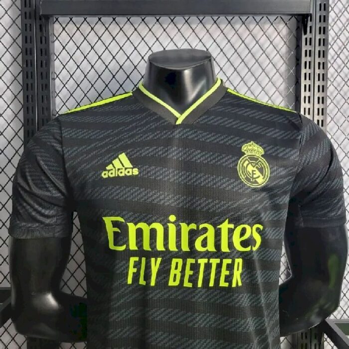 Mens Real Madrid 2022/23 Away Jersey Player Version 3