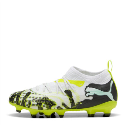 Puma Future 8 Junior Firm Ground Football Boots – Mint/White – view 2