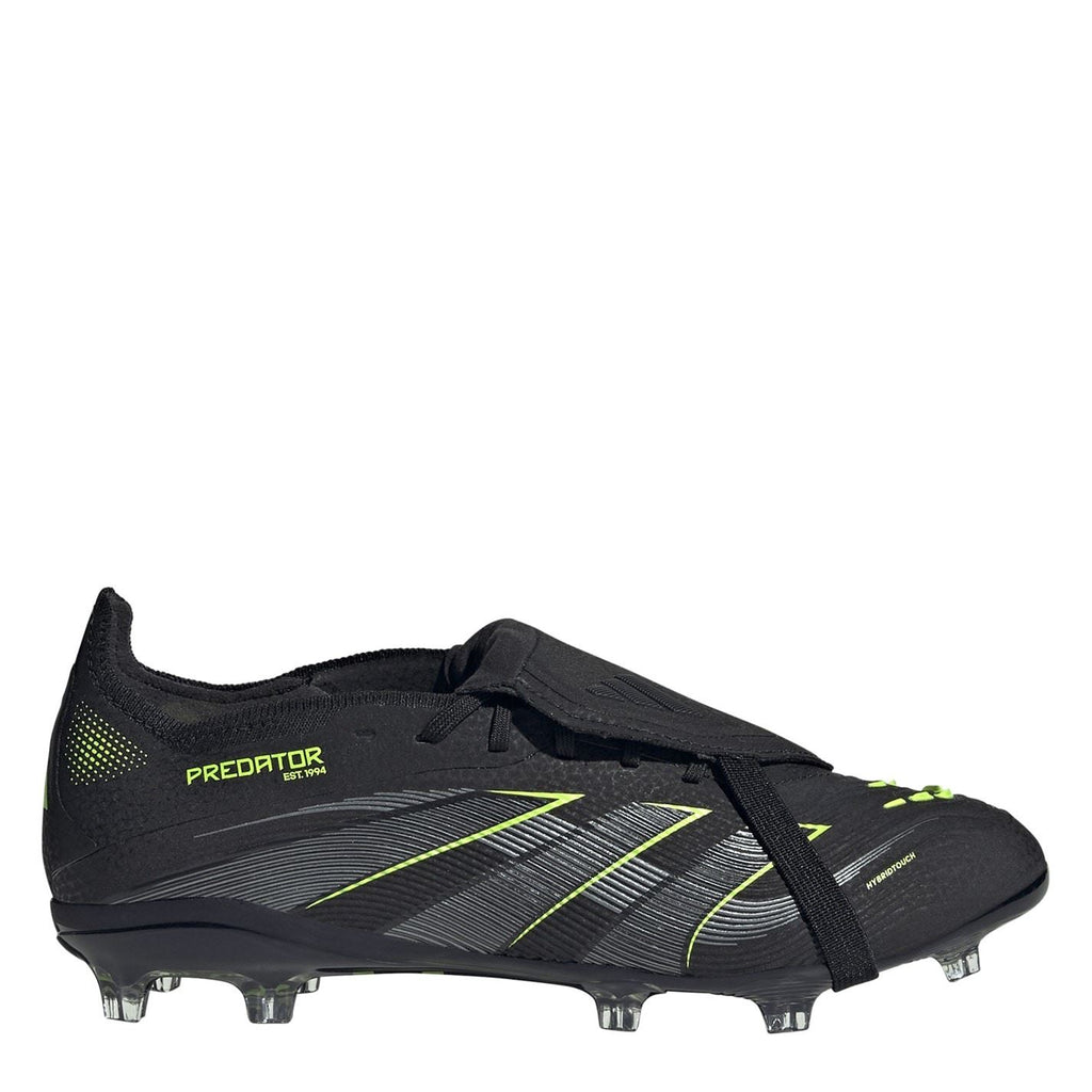 adidas Predator Junior Firm Ground Football Boots – Black/Lemon