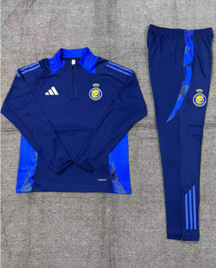 Mens Al Nassr 2024/25 Half-Zip Sweater+Pant 14001