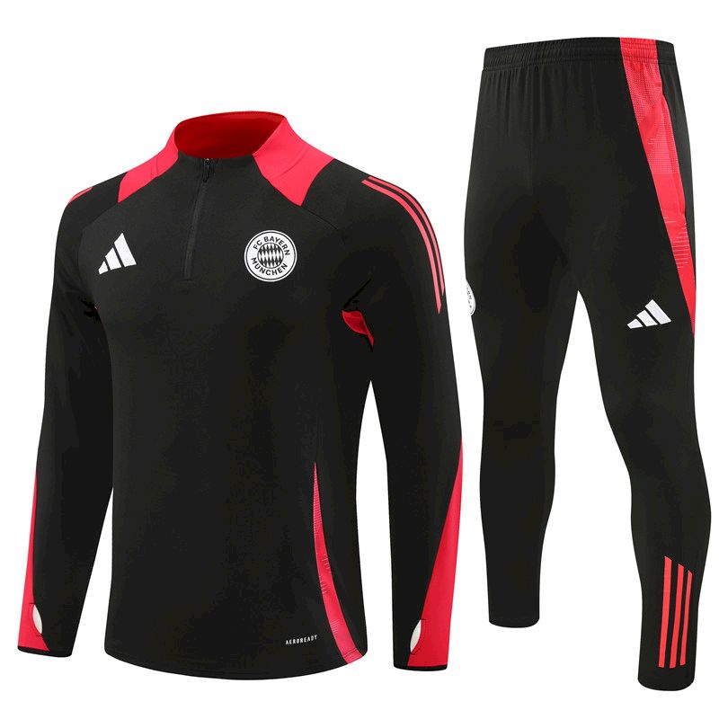 Mens Bayern Munich 2024/25 Half-Zip Sweater+Pant 14001 - Image 1