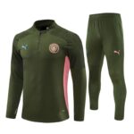 Mens Manchester City 2024/25 Half-Zip Sweater+Pant 14001