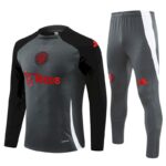 Mens Manchester United 2024/25 Half-Zip Sweater+Pant 14001