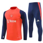 Mens Manchester United 2024/25 Half-Zip Sweater+Pant 14001