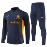 Mens Olympique Marseille 2024/25 Half-Zip Sweater+Pant 14001