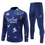 Mens Paris Saint-Germain 2024/25 Half-Zip Sweater+Pant 14001