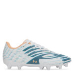 Under Armour Under Armour Shadow .4 Junior Firm Ground Football Boots – Wht/Blu/Orange – view 5