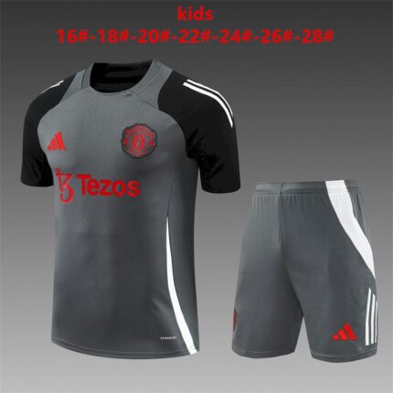 Kids Manchester United 2024/25 Training Jersey+Short 14001