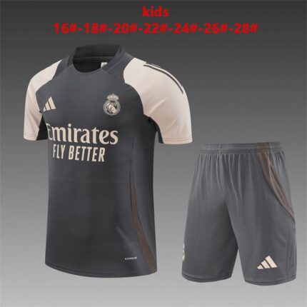 Kids Real Madrid 2024/25 Training Jersey+Short 14001