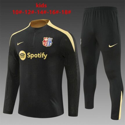Kids Barcelona 2024/25 Half-Zip Sweater+Pant 14001