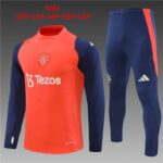 Kids Manchester United 2024/25 Half-Zip Sweater+Pant 14001