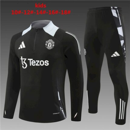 Kids Manchester United 2024/25 Half-Zip Sweater+Pant 14001
