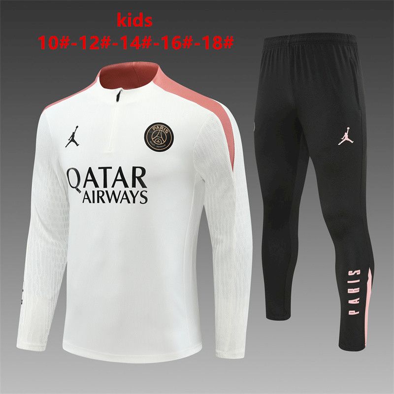 Kids Paris Saint-Germain 2024/25 Half-Zip Sweater+Pant 14001 - Image 1