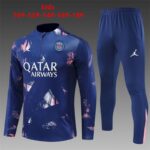 Kids Paris Saint-Germain 2024/25 Half-Zip Sweater+Pant 14001