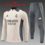Kids Real Madrid 2024/25 Half-Zip Sweater+Pant 14001