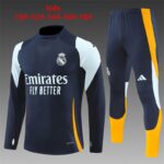 Kids Real Madrid 2024/25 Half-Zip Sweater+Pant 14001