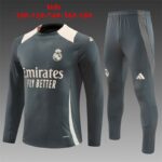 Kids Real Madrid 2024/25 Half-Zip Sweater+Pant 14001