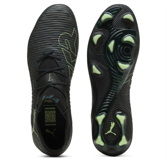 Puma 8 Firm Ground Football Boots – Puma Black – view 3