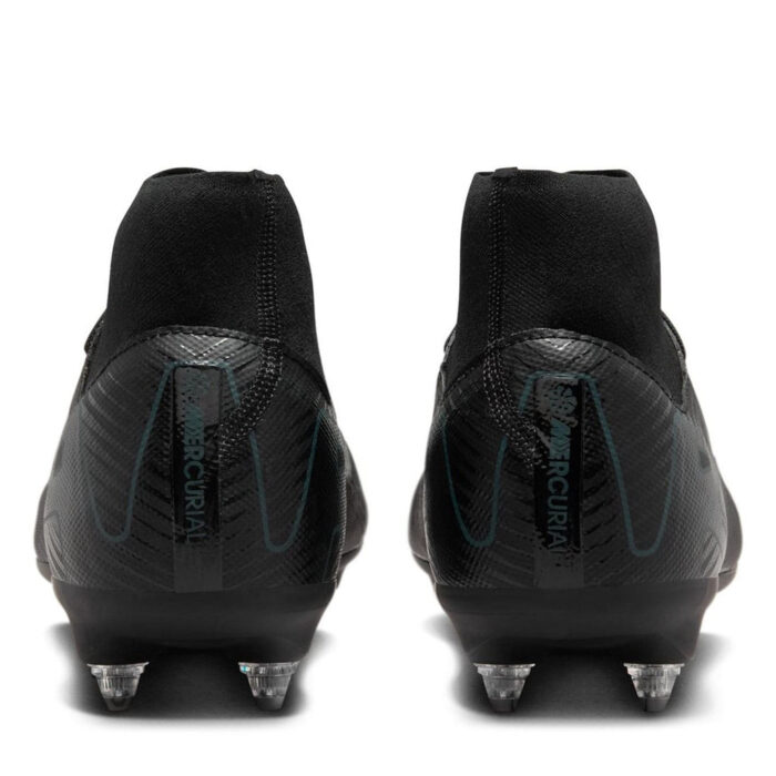 Nike Mercurial Superfly 10 Soft Ground Football Boots – Black/Green – view 5