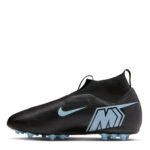 Nike Zoom Mercurial Superfly Junior Artificial Ground Football Boots – Black/Blue – view 3