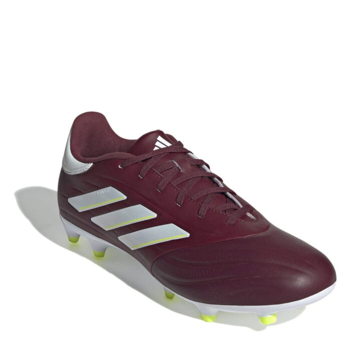 adidas Copa Pure 2 Firm Ground Football Boots – Red/Wht/Yellow - Image 3