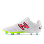 New Balance 442 V2 Firm Ground Football Boots – White/ Pink – view 2